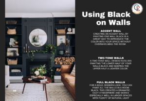 Black is Back: How to Use Black Colors in Interior Design